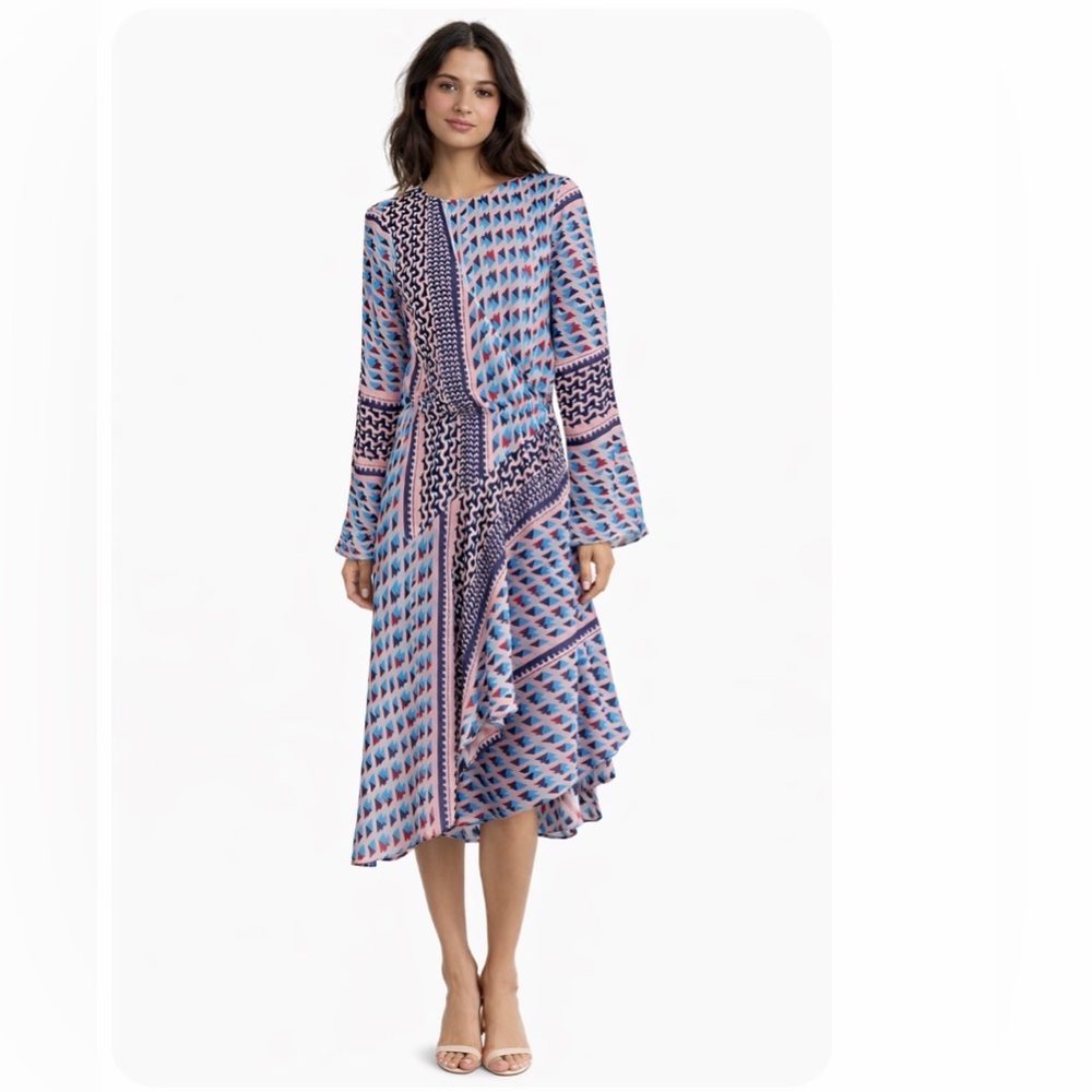 Parker Dress Long Sleeve Silk Small Bohrmian